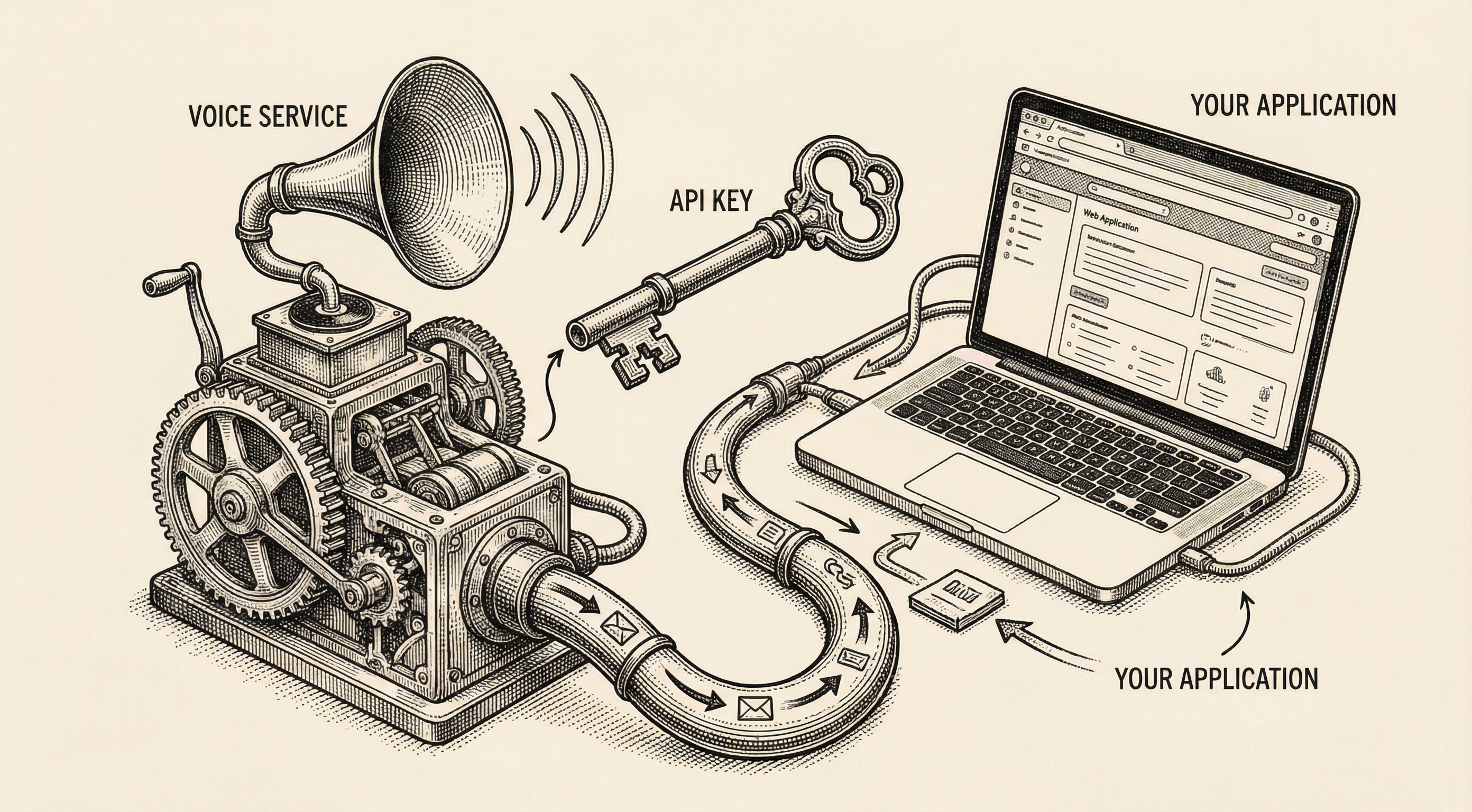 Connecting your application to ElevenLabs through an API key